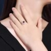 微信图片_202408021011393 SGARIT Fine Jewelry Factory Custom Solid 18k White Gold 1.23 Carats Heart Cut Jewellery Luxury Elegant Noble Natural Gemstone Unburnt Pigeon Red Ruby Ring/Pendant