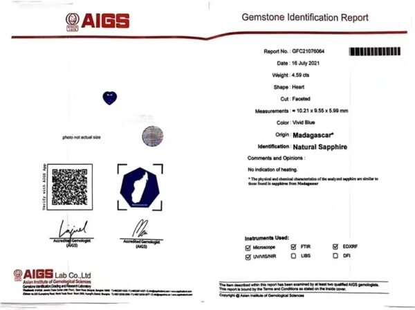 微信图片_202408021012174 SGARIT Fine Jewelry Manufacturer Custom Real 18k White Gold 8.85 Carats Heart Cut Jewellery Luxury Natural Gemstone Unburnt Sri Lanka Royal Blue Sapphire Earrings