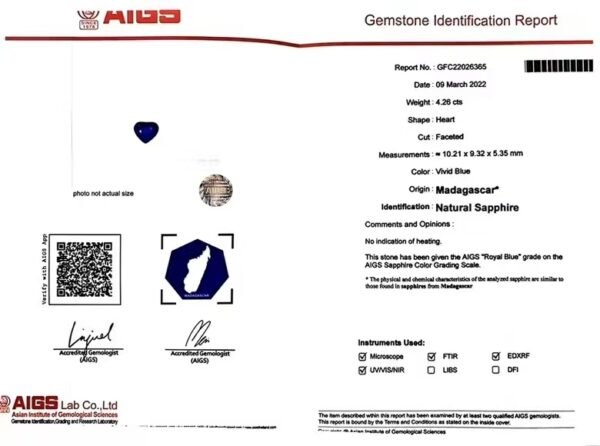 微信图片_202408021012175 SGARIT Fine Jewelry Manufacturer Custom Real 18k White Gold 8.85 Carats Heart Cut Jewellery Luxury Natural Gemstone Unburnt Sri Lanka Royal Blue Sapphire Earrings