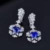 微信图片_202408021012351 SGARIT Fine Jewelry Manufacturer Custom Real 18k White Gold 3.58 Carats Heart Cut Jewellery Luxury Natural Gemstone Sri Lanka Blue Sapphire Earrings