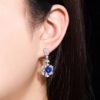 微信图片_202408021012354 SGARIT Fine Jewelry Manufacturer Custom Real 18k White Gold 3.58 Carats Heart Cut Jewellery Luxury Natural Gemstone Sri Lanka Blue Sapphire Earrings