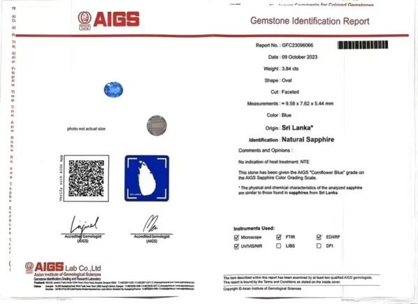 微信图片_202408021012534 SGARIT Fine Jewelry Manufacturer Custom Real 18k White Gold 3.84 Carats Oval Cut Jewellery Luxury Natural Gemstone Sri Lanka Blue Sapphire Earrings