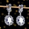 微信图片_20240802101310 SGARIT Fine Jewelry Manufacturer Custom Real 18k White Gold 3.92 Carats Oval Cut Jewellery Luxury Natural Gemstone Sri Lanka Blue Sapphire Earrings