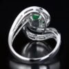 微信图片_202408021013263 SGARIT Fine Jewelry Factory Customized Solid 18k White Gold 0.94 Carats Emerald Cut Jewellery Classic Engagement Anniversary VVG Green Natural Afghanistan Gemstone Charming Little Cyclone Emerald Ring