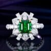 微信图片_20240802101357 SGARIT Fine Jewelry Factory Customized Solid 18k White Gold 1.45 Carats Emerald Cut Jewellery Classic Engagement Anniversary Wooton Green Natural Afghanistan Panjshir Gemstone Emerald Ring/Pendant