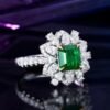 微信图片_202408021013572 SGARIT Fine Jewelry Factory Customized Solid 18k White Gold 1.45 Carats Emerald Cut Jewellery Classic Engagement Anniversary Wooton Green Natural Afghanistan Panjshir Gemstone Emerald Ring/Pendant