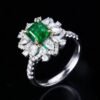 微信图片_202408021013574 SGARIT Fine Jewelry Factory Customized Solid 18k White Gold 1.45 Carats Emerald Cut Jewellery Classic Engagement Anniversary Wooton Green Natural Afghanistan Panjshir Gemstone Emerald Ring/Pendant