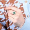 微信图片_20240802101358 SGARIT Fine Jewelry Factory Customized Solid 18k White Gold 1.45 Carats Emerald Cut Jewellery Classic Engagement Anniversary Wooton Green Natural Afghanistan Panjshir Gemstone Emerald Ring/Pendant