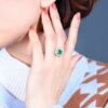 微信图片_202408021013582 SGARIT Fine Jewelry Factory Customized Solid 18k White Gold 1.45 Carats Emerald Cut Jewellery Classic Engagement Anniversary Wooton Green Natural Afghanistan Panjshir Gemstone Emerald Ring/Pendant
