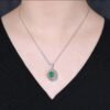 微信图片_20240802101510 SGARIT Fine Jewelry Factory Customized Solid 18k White Gold 1.97 Carats Emerald Cut Jewellery Classic Engagement Anniversary Vivid Green Natural Afghanistan Gemstone Emerald Ring/Pendant