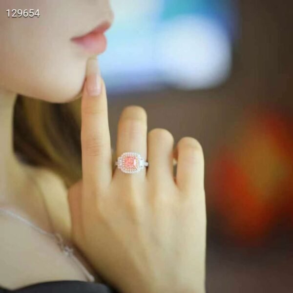 微信图片_20240805093203 SGARIT Fine Jewelry Factories Custom Solid 18k White Gold 2.05 Carats Cushion Cut Jewellery Luxury Fancy Pink Natural Diamond VVS Ring