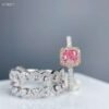 微信图片_20240805094238 SGARIT Fine Jewelry Wholesale Custom Solid 18k White Gold 0.51 Carats Cushion Cut Jewellery Luxury Light pinkish Brown Natural Diamond SI1 Ring