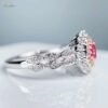 微信图片_20240805094321 SGARIT Fine Jewelry Producer Custom Solid 18k White Gold 0.31 Carats Oval Cut Jewellery Luxury Fancy Pink Natural Diamond SI Ring