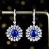 微信图片_20240805142648 SGARIT Fine Jewelry Manufacturer Custom Real 18k White Gold 4.46 Carats Round Brilliant Cut Jewellery Luxury Natural Gemstone Sri Lanka Sapphire Earrings