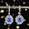 微信图片_20240806101934 SGARIT Fine Jewelry Manufacturer Custom Real 18k White Gold 3.15 Carats Oval Cut Jewellery Luxury Natural Gemstone Sri Lanka Cornflower Sapphire Earrings
