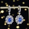 微信图片_202408061019343 SGARIT Fine Jewelry Manufacturer Custom Real 18k White Gold 3.15 Carats Oval Cut Jewellery Luxury Natural Gemstone Sri Lanka Cornflower Sapphire Earrings