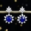 微信图片_20240806101951 SGARIT Fine Jewelry Manufacturer Custom Real 18k White Gold 5.34 Carats Round Brilliant Cut Jewellery Luxury Natural Gemstone Sri Lanka Royal Blue Sapphire Earrings