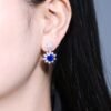 微信图片_202408061019512 SGARIT Fine Jewelry Manufacturer Custom Real 18k White Gold 5.34 Carats Round Brilliant Cut Jewellery Luxury Natural Gemstone Sri Lanka Royal Blue Sapphire Earrings