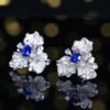 微信图片_20240806102022 SGARIT Fine Jewelry Manufacturer Custom Real 18k White Gold 1.55 Carats Oval Cut Jewellery Luxury Natural Gemstone Sri Lanka Unheated Royal Blue Sapphire Earrings