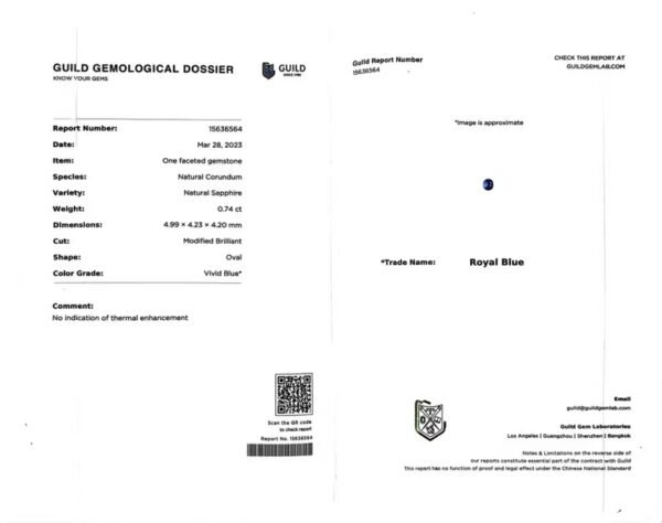 微信图片_20240806102023 SGARIT Fine Jewelry Manufacturer Custom Real 18k White Gold 1.55 Carats Oval Cut Jewellery Luxury Natural Gemstone Sri Lanka Unheated Royal Blue Sapphire Earrings
