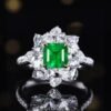 微信图片_20240806102059 SGARIT Fine Jewelry Manufacturer Customized Solid 18k White Gold 1.19 Carats Emerald Cut Jewellery Classic Engagement Anniversary Musa level Green Natural Gemstone Emerald Pendant/Ring