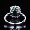 微信图片_202408061021183 SGARIT Fine Jewelry Factory Customized Solid 18k White Gold 0.75 Carats Emerald Cut Jewellery Classic Engagement Anniversary Green Natural Gemstone Emerald Ring