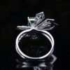 微信图片_202408061024174 SGARIT Fine Jewelry Factory Customized Solid 18k White Gold 0.89 Carats Emerald Cut Jewellery Classic Engagement Anniversary Green Natural Gemstone Emerald Ring
