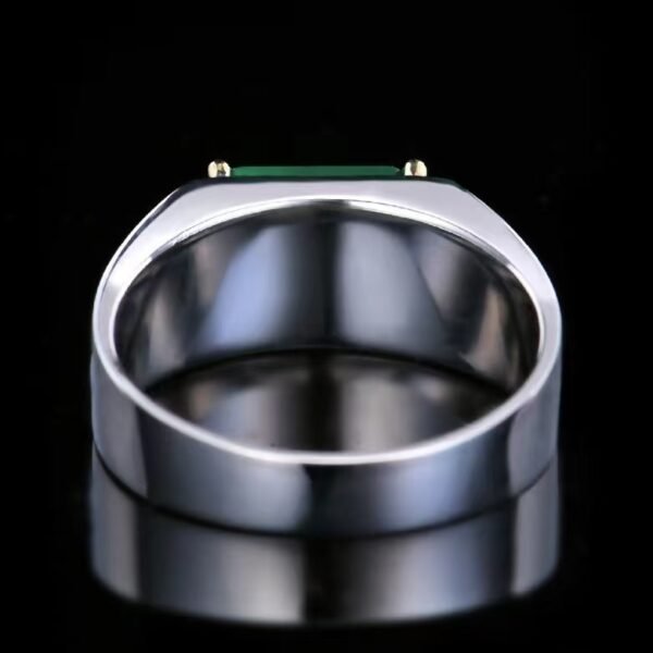 微信图片_20240806102542 SGARIT Fine Jewelry Factory Customized Solid 18k White Gold 2.12 Carats Emerald Cut Jewellery Classic Engagement Anniversary Vivid Green Natural Gemstone Emerald Ring