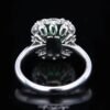 微信图片_20240806102600 SGARIT Fine Jewelry Factory Customized Solid 18k White Gold 1.23 Carats Emerald Cut Jewellery Classic Engagement Anniversary Wharton Green Natural Gemstone Emerald Ring