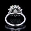 SGARIT Fine Jewelry Manufacturer Customized Solid 18k White Gold 1.13 Carats Emerald Cut Jewellery Classic Engagement Anniversary Wharton Green Natural Gemstone Emerald Pendant/Ring