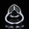 微信图片_202408061026452 SGARIT Fine Jewelry Factory Customized Solid 18k White Gold 1.5 Carats Pear Cut Jewellery Classic Engagement Anniversary Vivid Green Natural Gemstone Emerald Ring