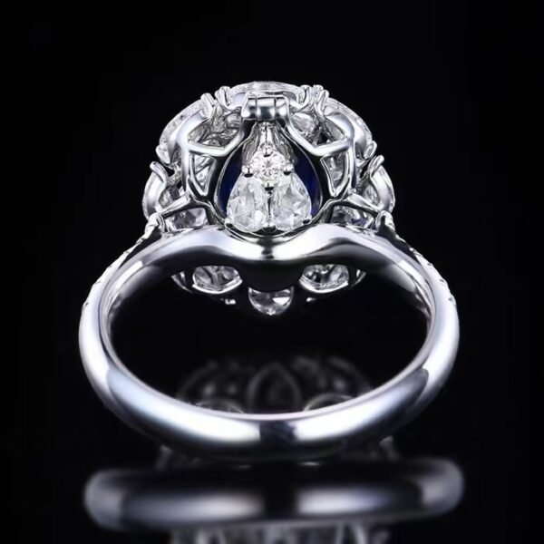 微信图片_202408061027154 SGARIT Fine Jewelry Factory Customized Solid 18k White Gold 2.17 Carats Oval Cut Jewellery Classic Engagement Anniversary Natural Unheated Royal Blue Sapphire Gemstone Ring/Pendant