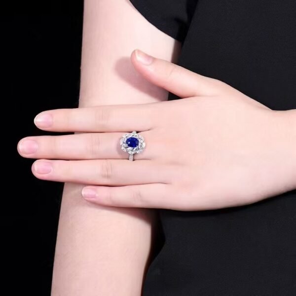 微信图片_20240806102716 SGARIT Fine Jewelry Factory Customized Solid 18k White Gold 2.17 Carats Oval Cut Jewellery Classic Engagement Anniversary Natural Unheated Royal Blue Sapphire Gemstone Ring/Pendant