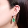 微信图片_202408061027331 SGARIT Fine Jewelry Manufacturer Custom Real 18k White Gold 10.24 Carats Pear Cut Jewellery Luxury Natural Gemstone Emerald Earrings