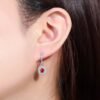 微信图片_202408061028071 SGARIT Fine Jewelry Manufacturer Custom Real 18k White Gold 0.66 Carats Round Brilliant Cut Jewellery Luxury Natural Gemstone Unburnt Pigeon Red Ruby Earrings