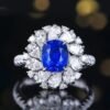 微信图片_20240806103043 SGARIT Fine Jewelry Manufacturers Customized Solid 18k White Gold 2.8 Carats Cushion Cut Jewellery Classic Engagement Anniversary Natural Unburnt Cornflower Sapphire Gemstone Ring/Pendant