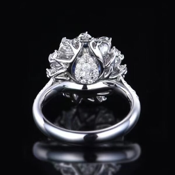 微信图片_202408061030442 SGARIT Fine Jewelry Manufacturers Customized Solid 18k White Gold 2.8 Carats Cushion Cut Jewellery Classic Engagement Anniversary Natural Unburnt Cornflower Sapphire Gemstone Ring/Pendant
