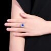 微信图片_202408061030445 SGARIT Fine Jewelry Manufacturers Customized Solid 18k White Gold 2.8 Carats Cushion Cut Jewellery Classic Engagement Anniversary Natural Unburnt Cornflower Sapphire Gemstone Ring/Pendant