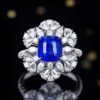 微信图片_20240806103104 SGARIT Fine Jewelry Factory Customized Solid 18k White Gold 3.72 Carats Cushion Cut Jewellery Classic Engagement Anniversary Natural Royal Blue Sapphire Gemstone Ring