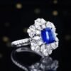 微信图片_20240806103105 SGARIT Fine Jewelry Factory Customized Solid 18k White Gold 3.72 Carats Cushion Cut Jewellery Classic Engagement Anniversary Natural Royal Blue Sapphire Gemstone Ring