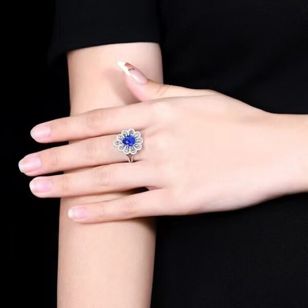 微信图片_202408061031243 SGARIT Fine Jewelry Manufacturers Customized Solid 18k White Gold 2.4 Carats Pear Cut Jewellery Classic Engagement Anniversary Natural Royal Blue Sapphire Gemstone Ring/Pendant