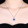 微信图片_202408061031245 SGARIT Fine Jewelry Manufacturers Customized Solid 18k White Gold 2.4 Carats Pear Cut Jewellery Classic Engagement Anniversary Natural Royal Blue Sapphire Gemstone Ring/Pendant