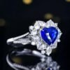 微信图片_202408061031432 SGARIT Fine Jewelry Manufacturers Customized Solid 18k White Gold 2.21 Carats Heart Cut Jewellery Classic Engagement Anniversary Natural Sri Lanka Royal Blue Sapphire Gemstone Ring/Pendant