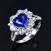 微信图片_202408061031433 SGARIT Fine Jewelry Manufacturers Customized Solid 18k White Gold 2.21 Carats Heart Cut Jewellery Classic Engagement Anniversary Natural Sri Lanka Royal Blue Sapphire Gemstone Ring/Pendant