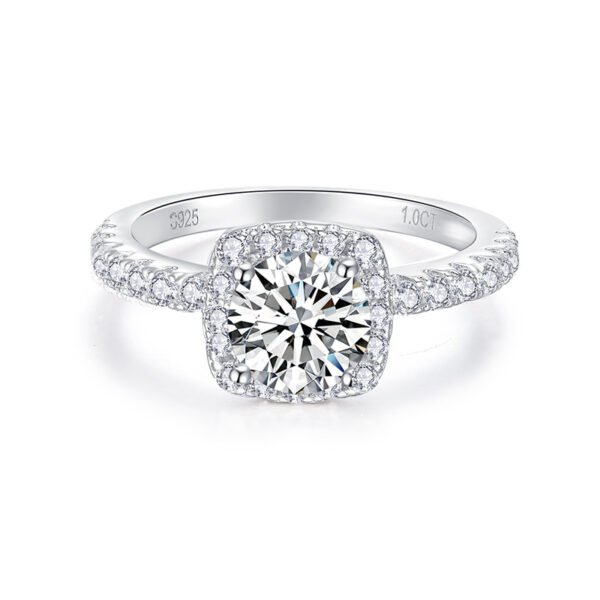 O1CN010uBl841g2WEqvcWVv_!!3896764084-0-cib 925 Sterling Silver 3Ct Moissanite Wedding Ring
