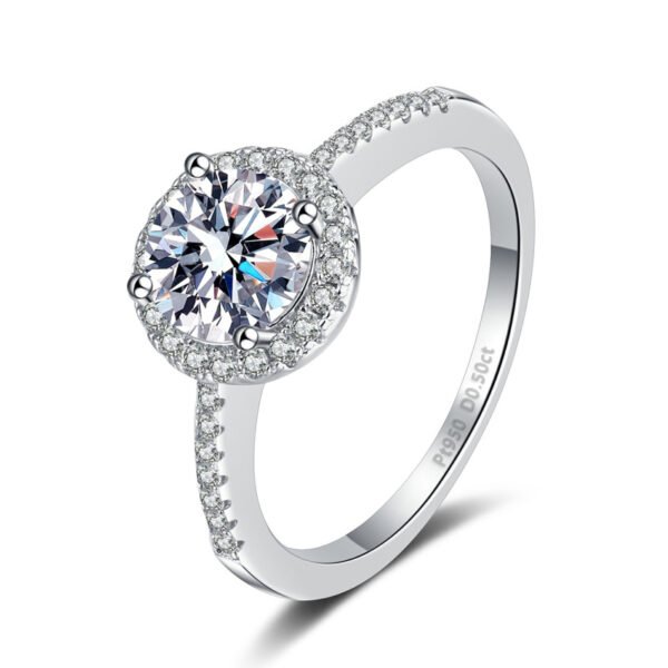 O1CN019owOwC1NjarOpDWr4_!!2211758461606-0-cib 1ct 925 Sterling Silver Moissanite Diamond Wedding Ring With Certificate