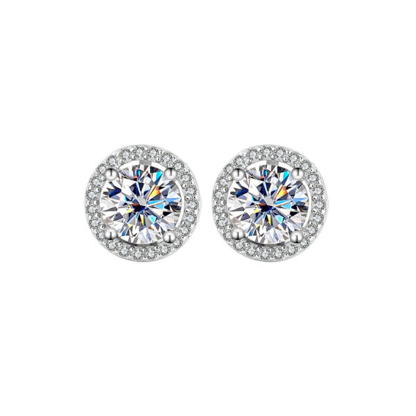 O1CN01Izp7jZ1wESWim8oVO_!!2215396226276-0-cib 925 Sterling Silver Moissanite Gift Earrings