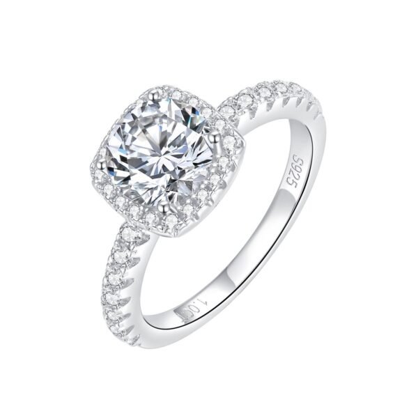 O1CN01LgNoke1g2WE1SZzxl_!!3896764084-0-cib 925 Sterling Silver 3Ct Moissanite Wedding Ring