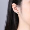 O1CN01QJIWzH1wESYBd2FXq_!!2215396226276-0-cib 925 Sterling Silver Moissanite Gift Earrings