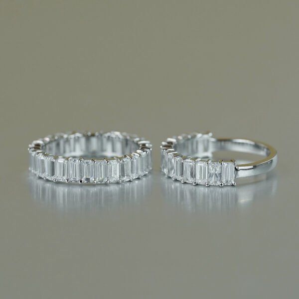 O1CN01Rs5e1Y1g2WKdcKOqJ_!!3896764084-0-cib 925 Sterling Silver 2*4Mm Moissanite Wedding Ring